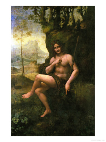 Bacchus, circa 1695 - Leonardo Da Vinci Painting